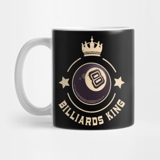 Billiards King 8-Ball Retro Snooker Mug